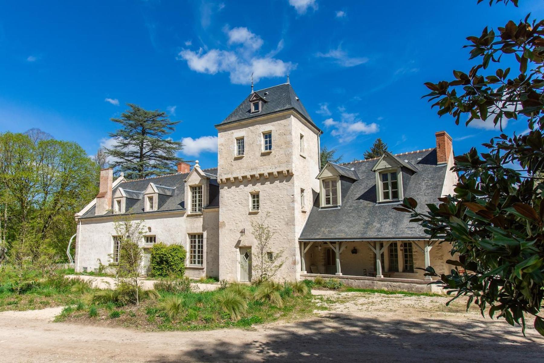 Chateau De Conon Gite Le Chateau Cellettes  Exterior foto